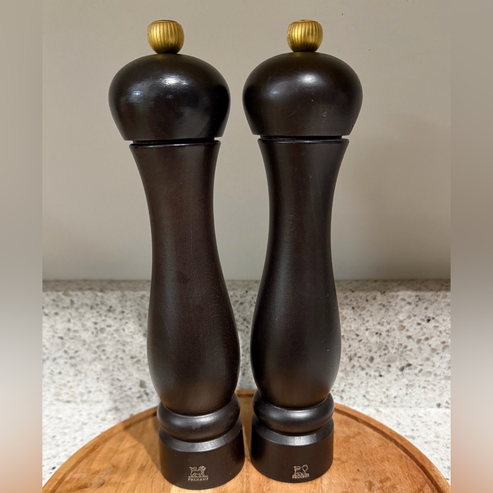 Peugeot France 9” U Select salt pepper grinders sustainable brown